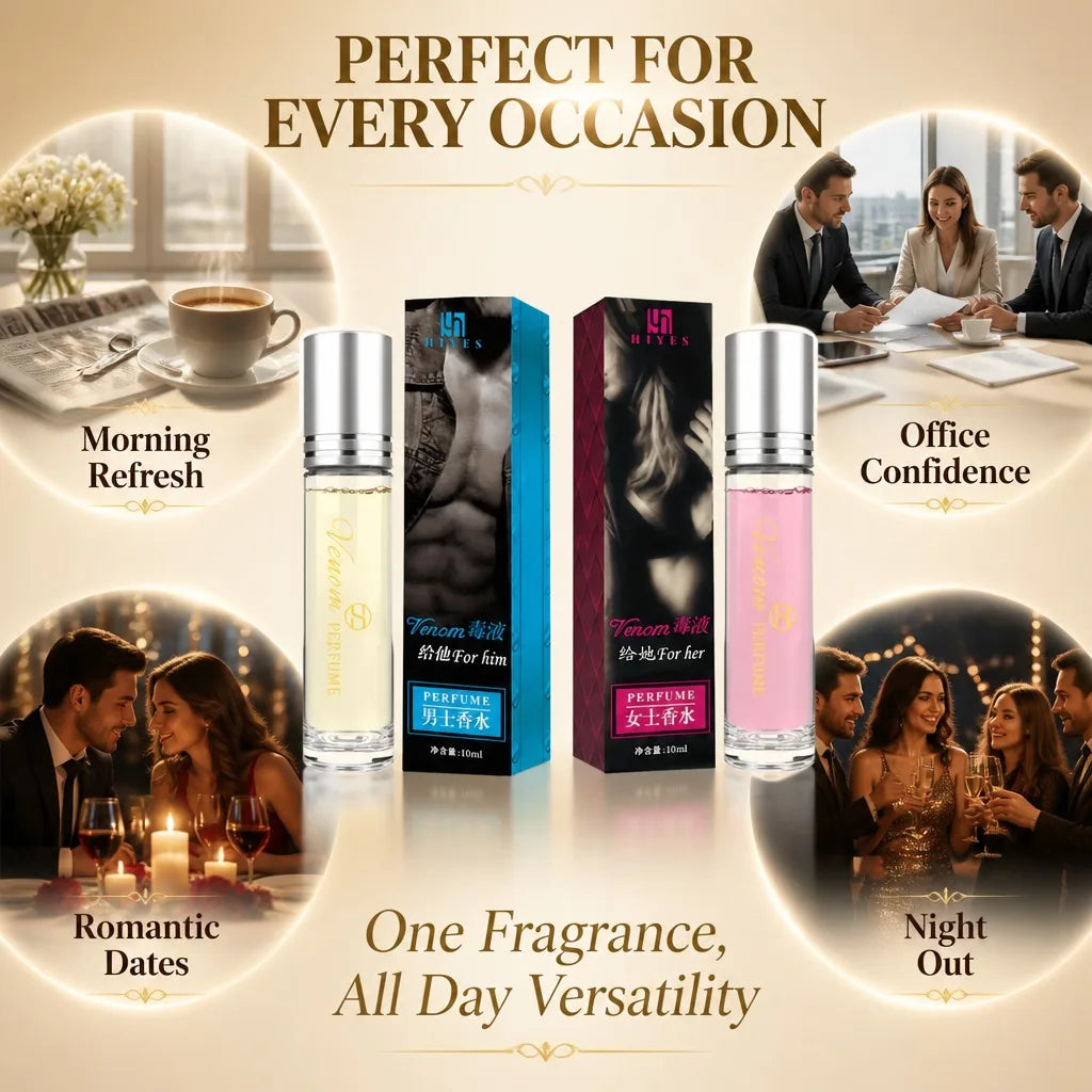 Unisex Roll-On Pheromone Perfume | Alcohol-Free Woody EDT 10ml