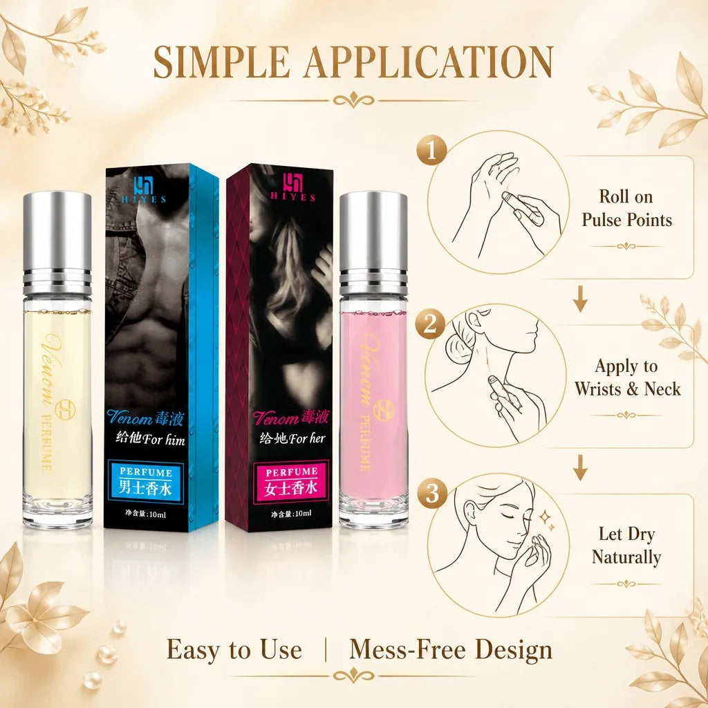 Unisex Roll-On Pheromone Perfume | Alcohol-Free Woody EDT 10ml