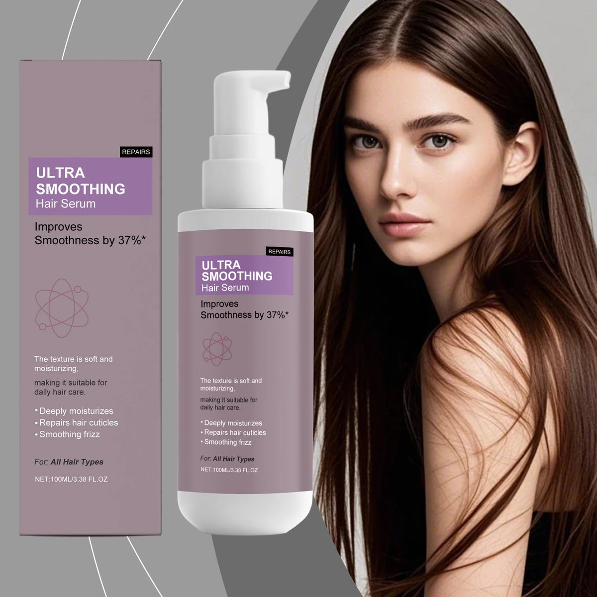 Ultra Smoothing Hair Serum – Frizz Control & Moisture 100ml