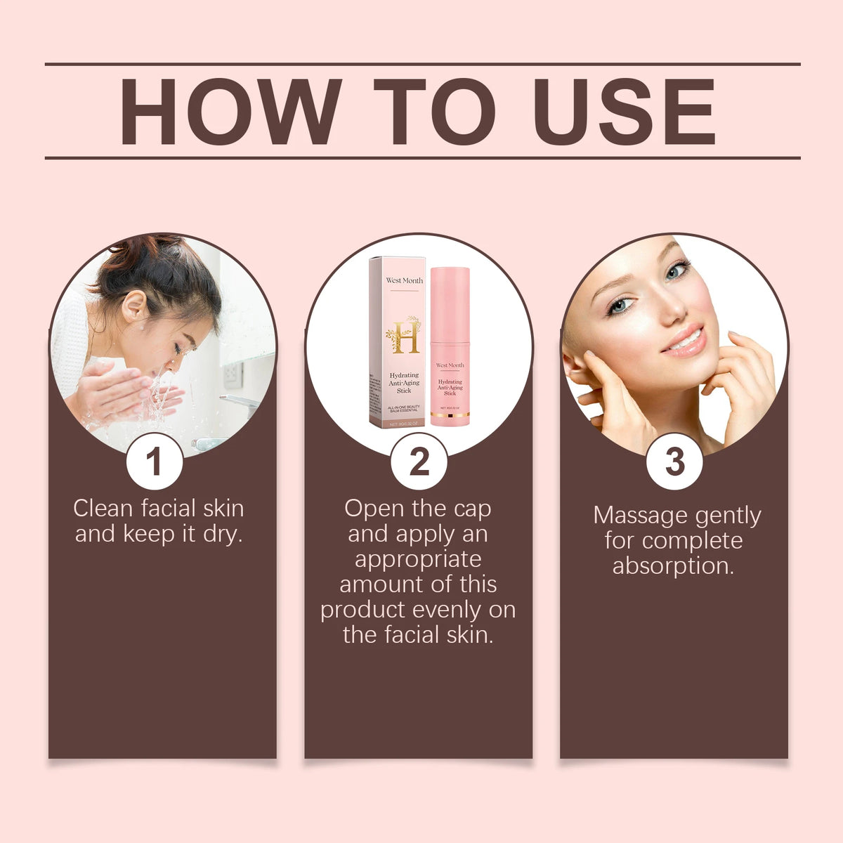Korean Collagen Moisturizing Anti-Wrinkle Face Cream Stick 9g Face Cream Stick PRIMED
