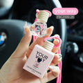 Lanyard Car Air Freshener – Stylish Aromatherapy Pendant Car Air Freshener PRIMED pink 8ml