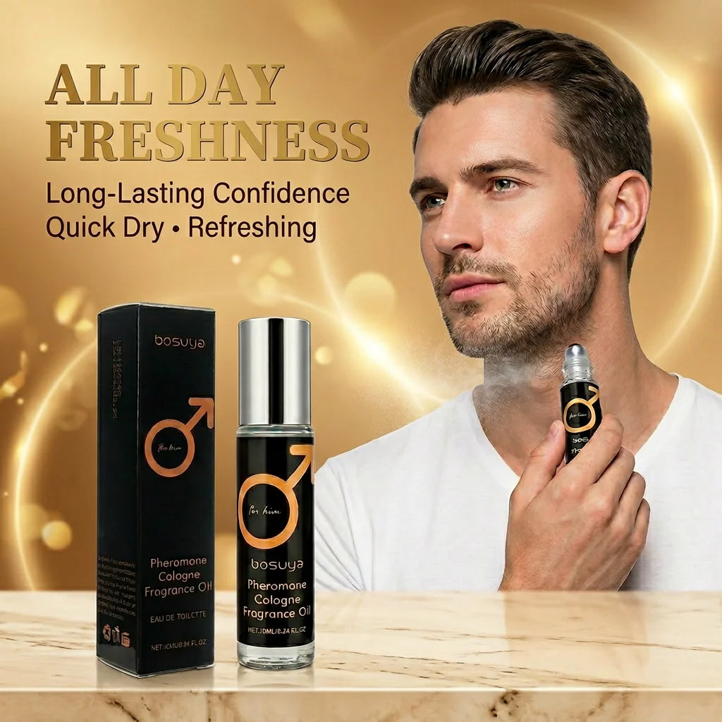 Roll-On Pheromone Perfume | Fresh Citrus Scent, Unisex 10ml