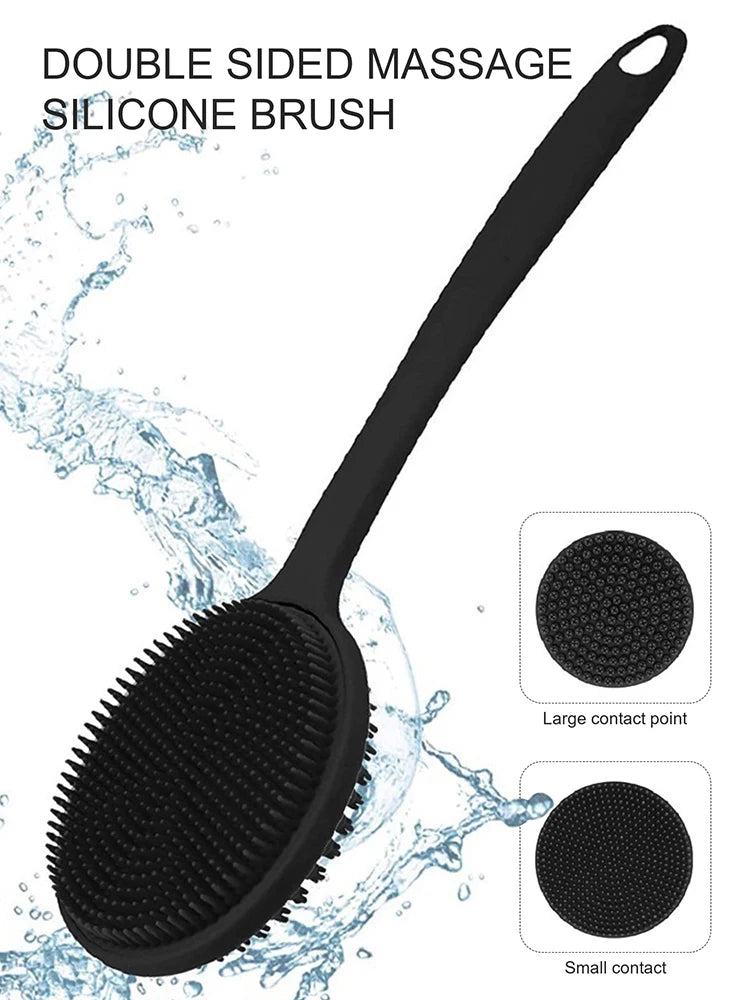 Long Handle Bath Brush – Soft Body Scrubber & Exfoliator Bath Scrubber Brush PRIMED