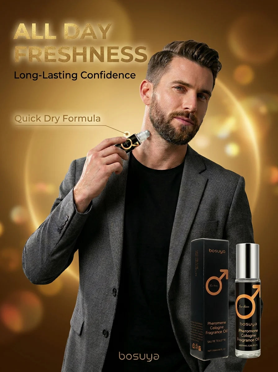 Roll-On Pheromone Perfume | Fresh Citrus Scent, Unisex 10ml