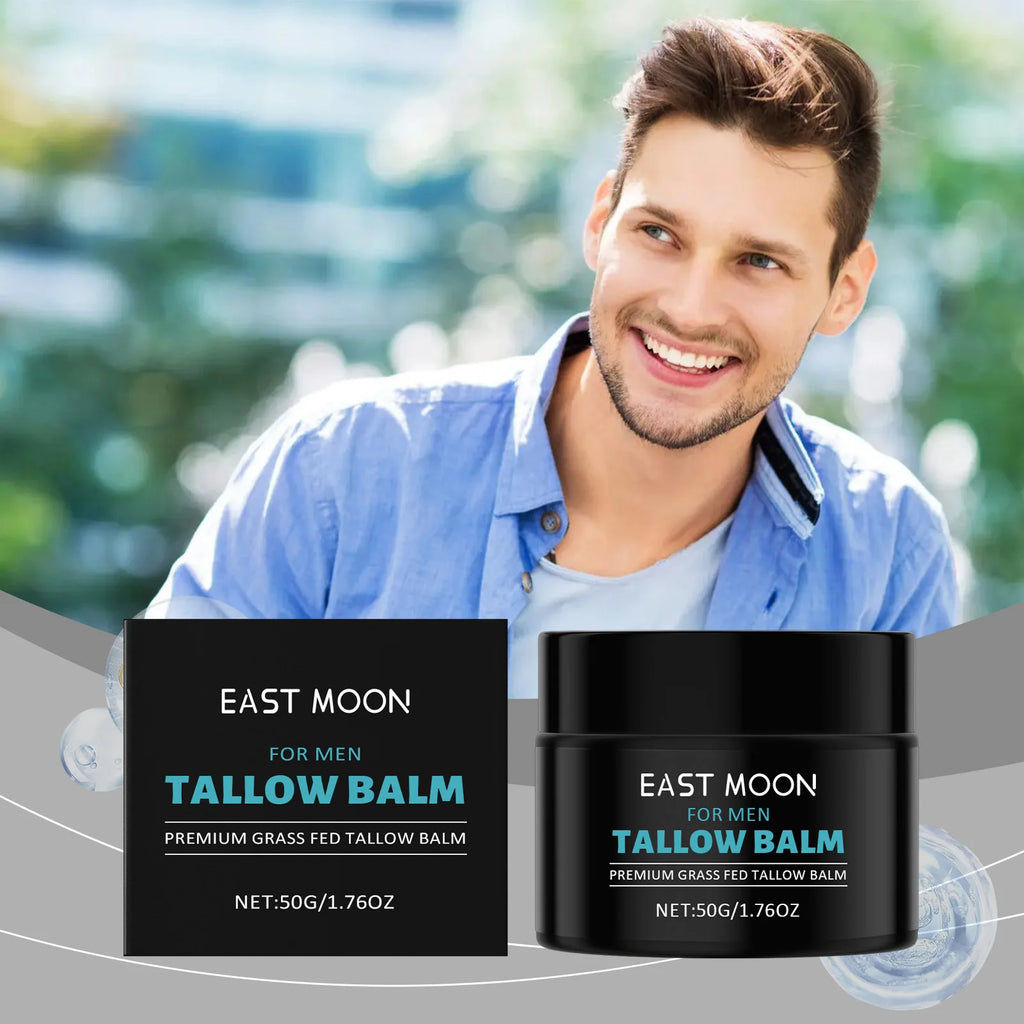 Men's Beef Tallow Face Balm – Moisturizing Cream 50g | PRIMED Men's Face Balm PRIMED