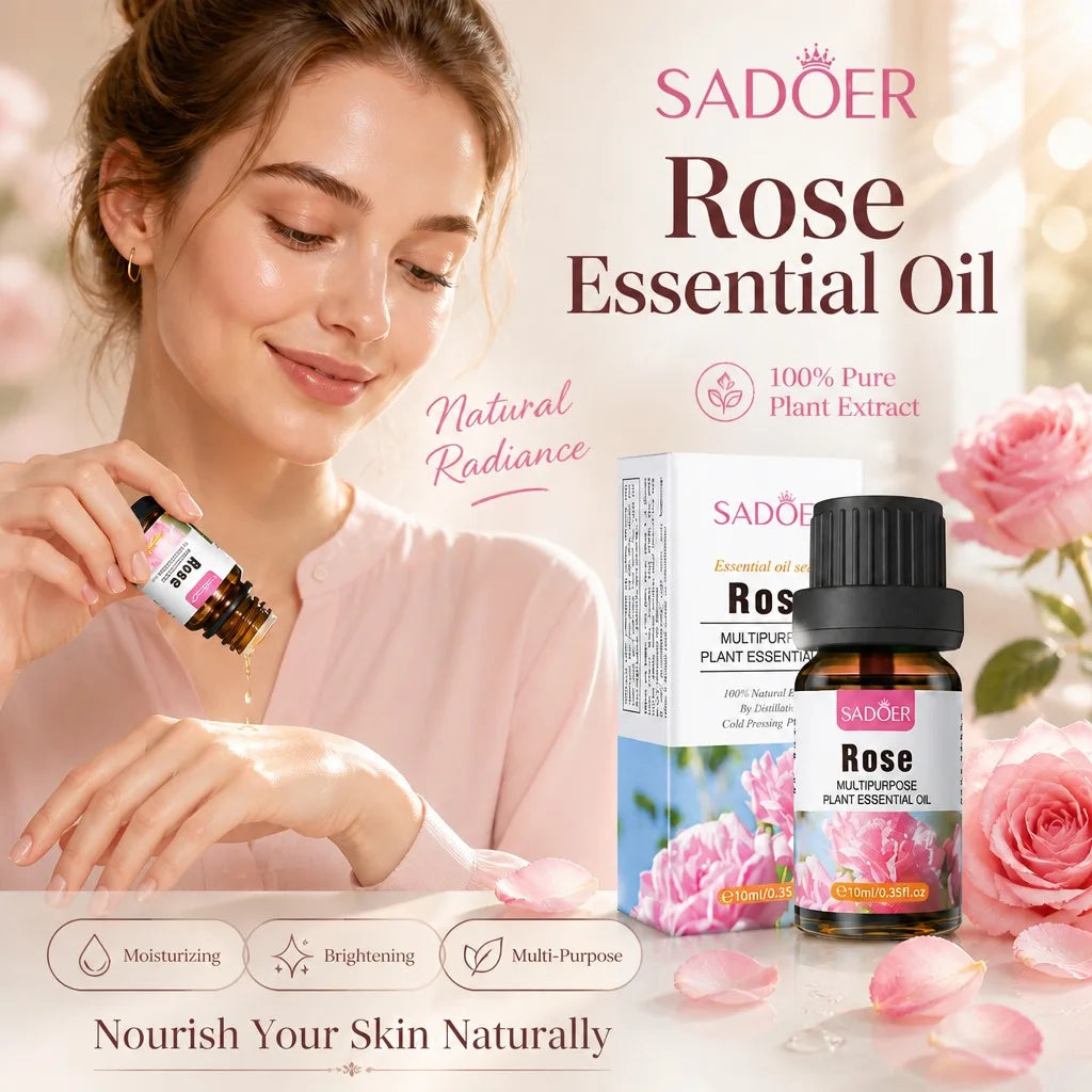 Rose Essential Oil Body Moisturizer – Hydrate & Brighten