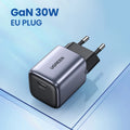 UGREEN Nexode 30W GaN USB-C Fast Charger | iPhone iPad Samsung GaN USB-C Charger PRIMED GaN 30W EU Plug China