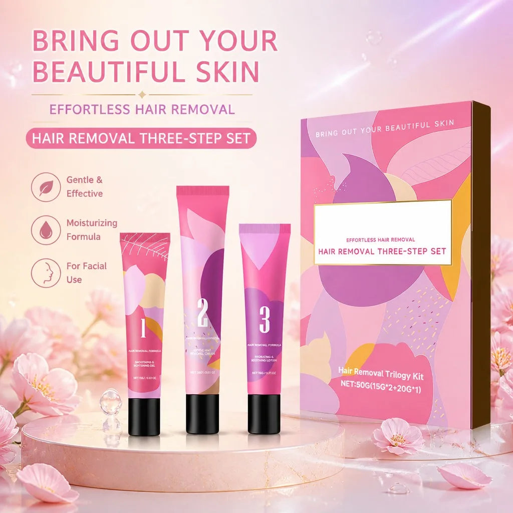 Women's Facial Hair Removal Cream – 3-Step System 50g