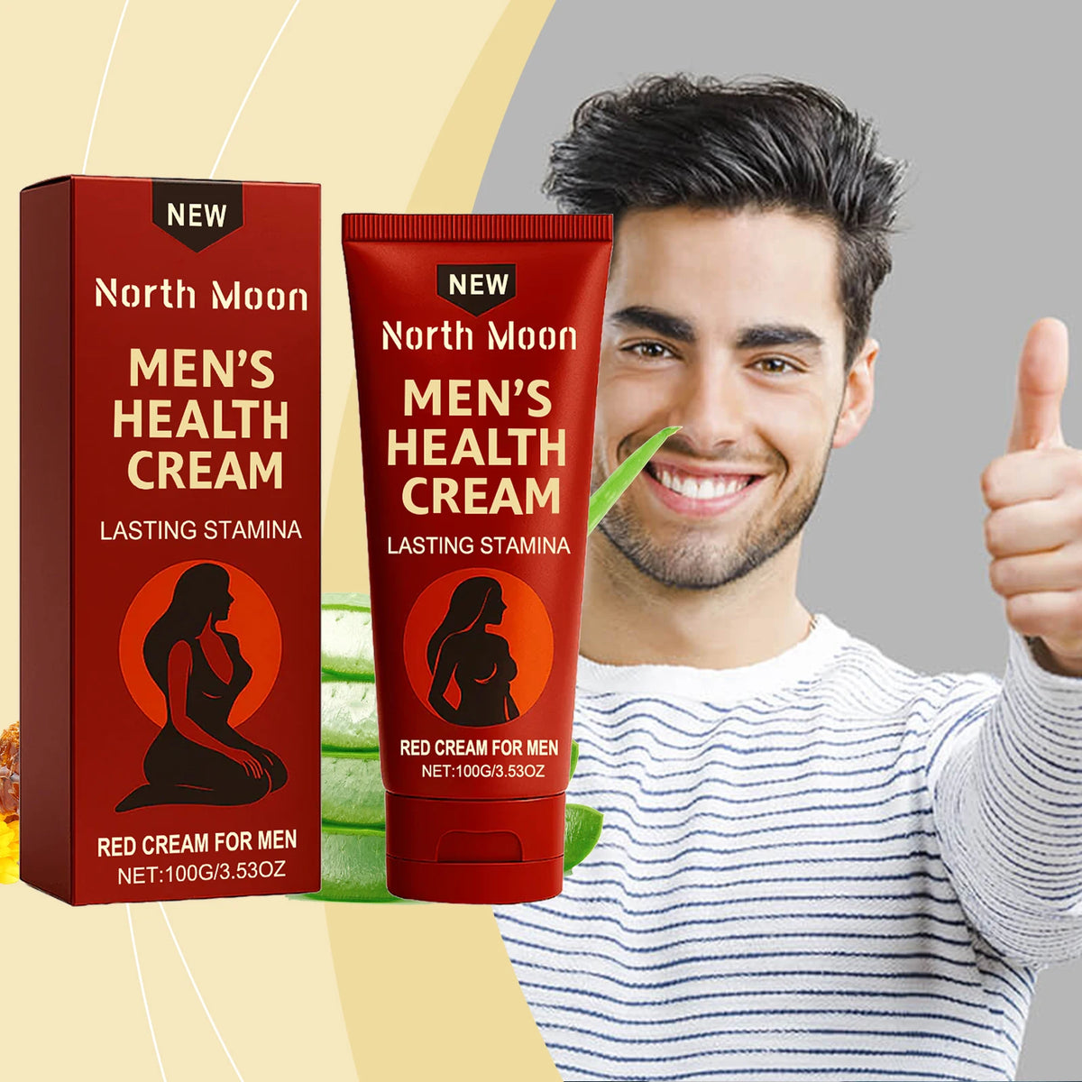 Men's Intimate Care Cream – Moisturizing Massage Cream 100g