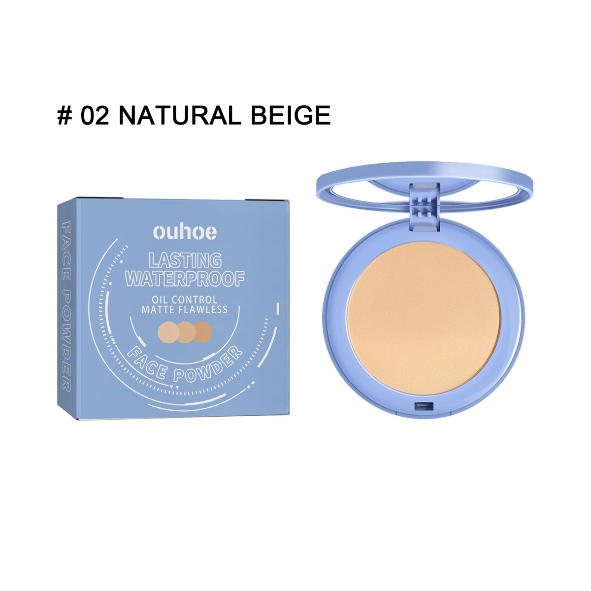 Matte Loose Face Powder – Oil Control & Pore Blurring Finish Loose Setting Powder PRIMED 02-NATURAL BEIGE