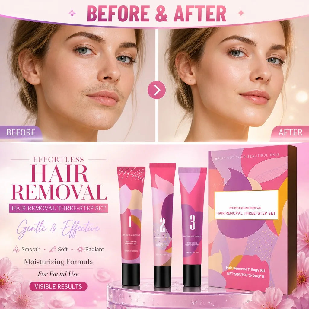 Women's Facial Hair Removal Cream – 3-Step System 50g