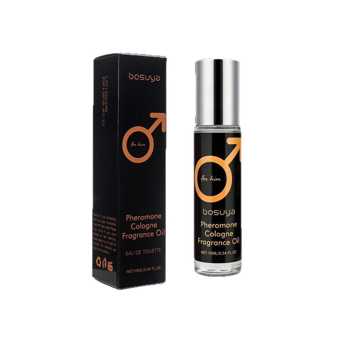 Roll-On Pheromone Perfume | Fresh Citrus Scent, Unisex 10ml