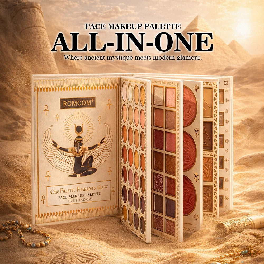 5-Page All-in-One Makeup Book Set – Eyeshadow, Blush & Lip Gloss All-in-One Makeup Set PRIMED