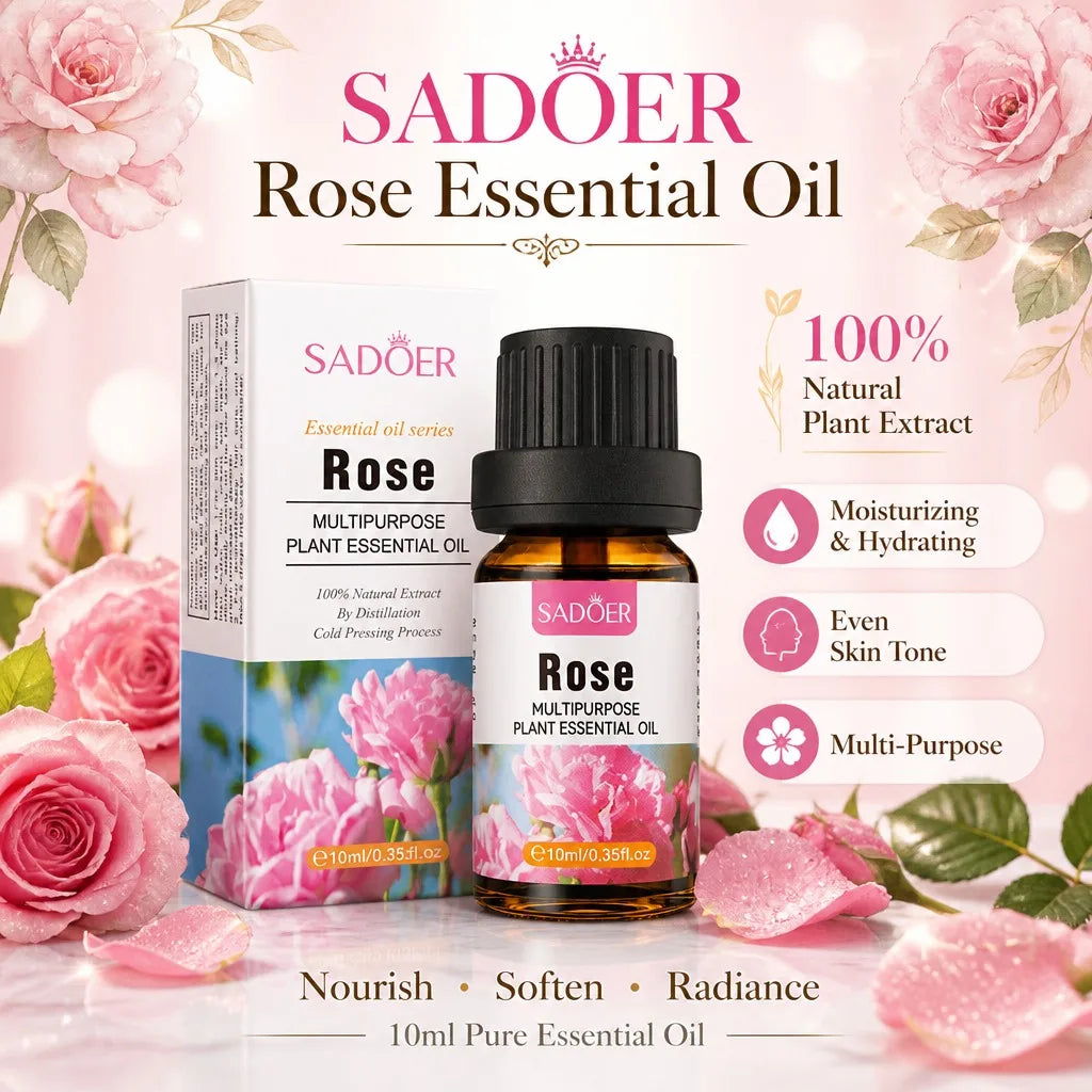 Rose Essential Oil Body Moisturizer – Hydrate & Brighten