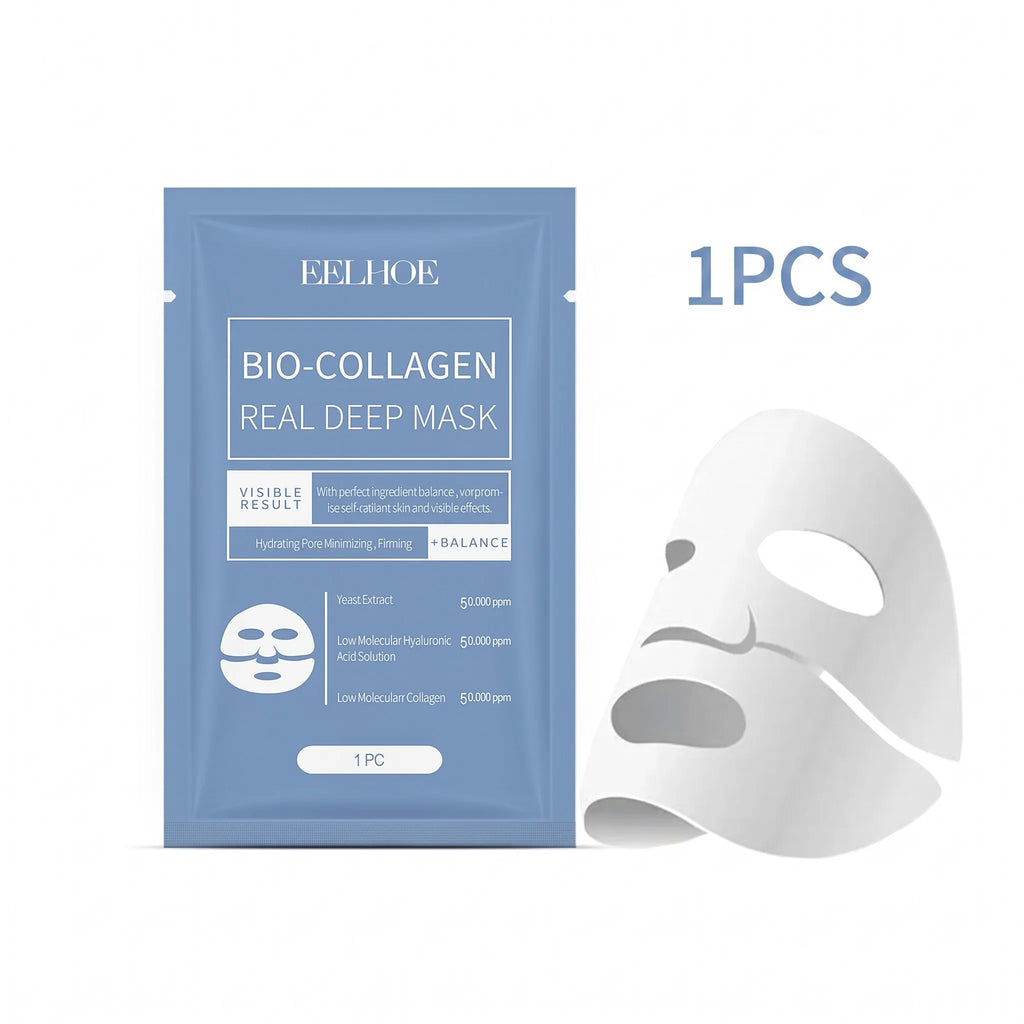 Bio Collagen Face Mask – Firm, Brighten & Hydrate Skin Collagen Sheet Mask PRIMED 1pcs