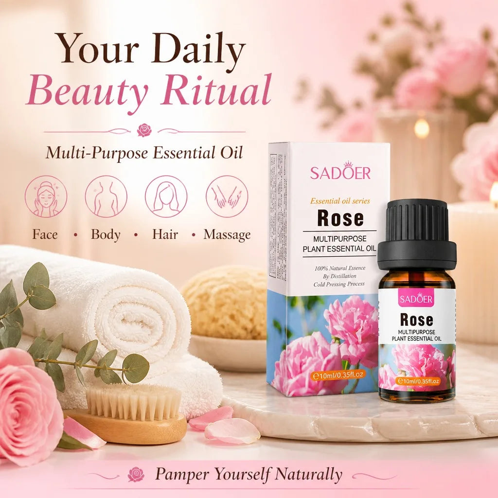 Rose Essential Oil Body Moisturizer – Hydrate & Brighten