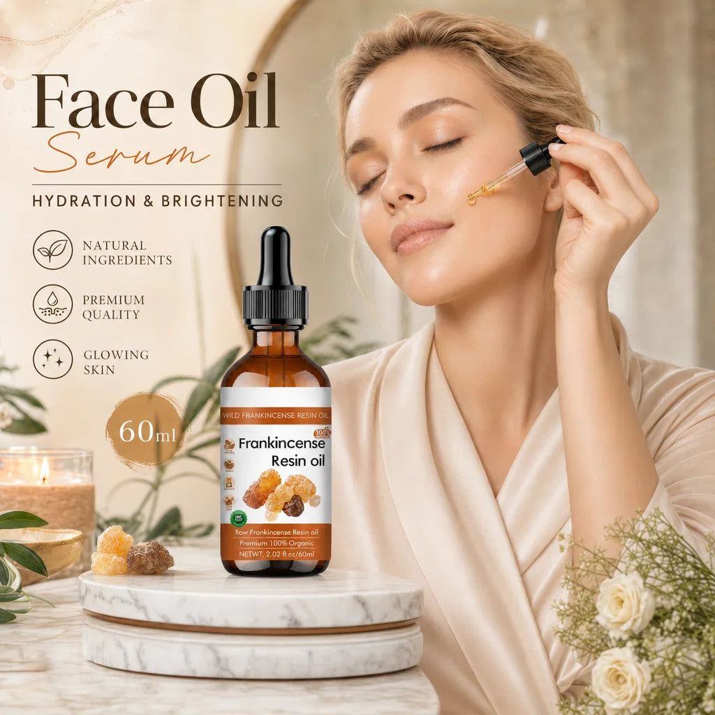 Wild Frankincense Resin Facial Essence Oil – 100% Natural