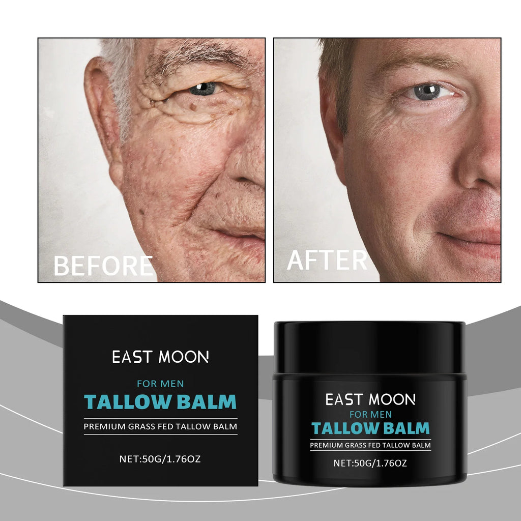 Men's Beef Tallow Face Balm – Moisturizing Cream 50g | PRIMED Men's Face Balm PRIMED