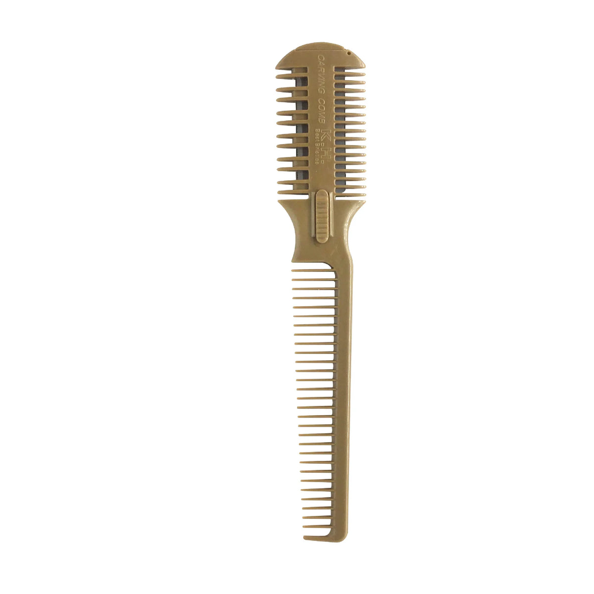 3-Sided Hair Razor Comb with 2 Removable Blades | Thinning Tool