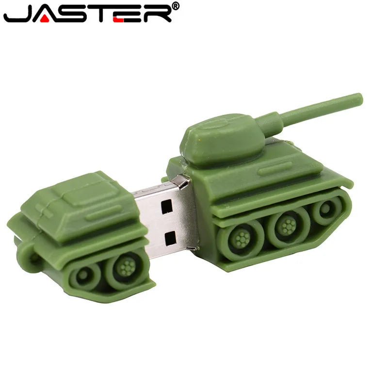 JASTER Tank Model USB Flash Drive 8GB–64GB | Cartoon Pen Drive USB Flash Drive PRIMED