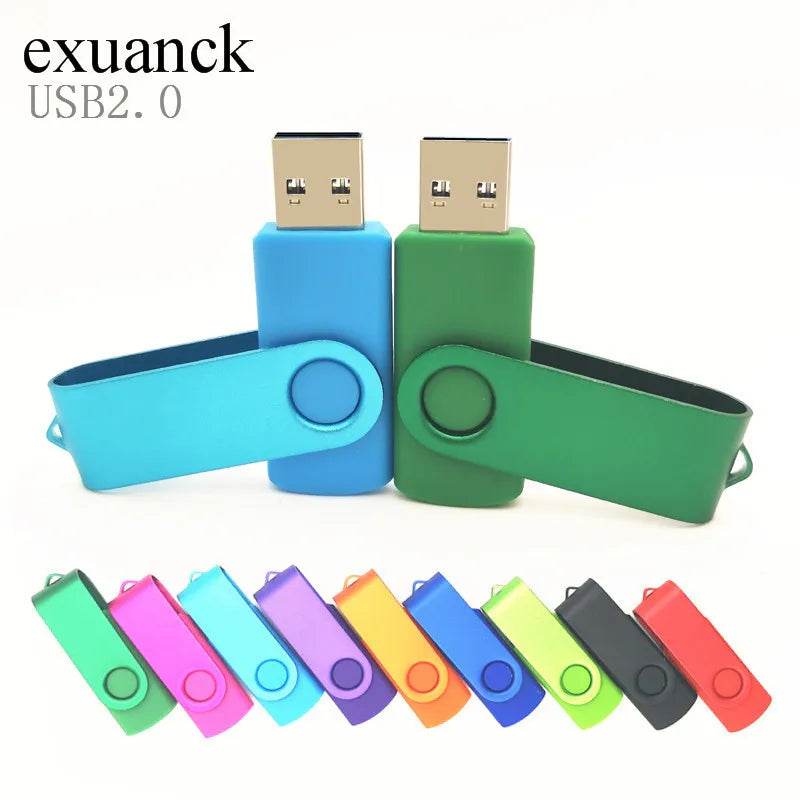 10-Pack USB Flash Drives 64MB–32GB Rectangle Pen Drives Red USB Flash Drive PRIMED