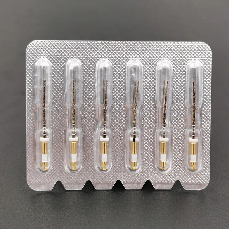 Wave Gold NiTi Rotary Endodontic Files 6pcs | Large Primary