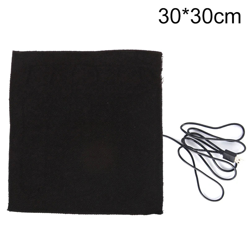 USB 5V Carbon Fiber Heating Pad – Flexible Electric Heat Mat
