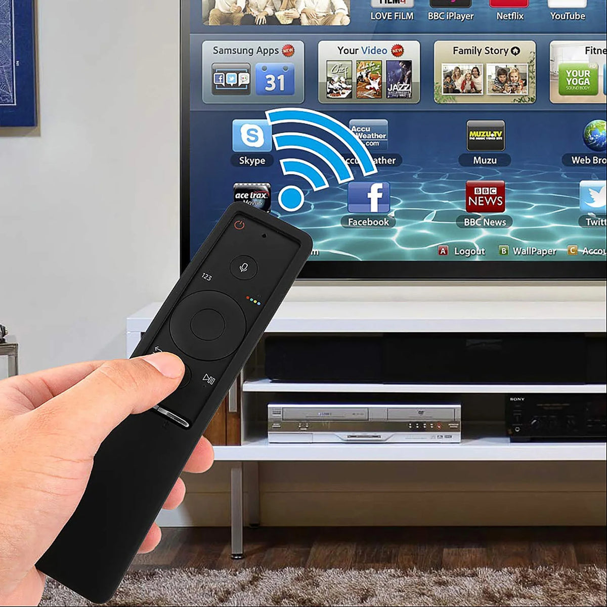 Silicone Remote Cover for Samsung BN59 4K Smart TV Remote Remote Control Cover PRIMED