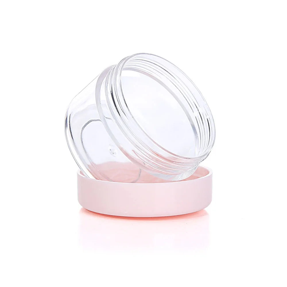 Transparent Acrylic Cosmetic Jar | Travel Makeup Storage Pot