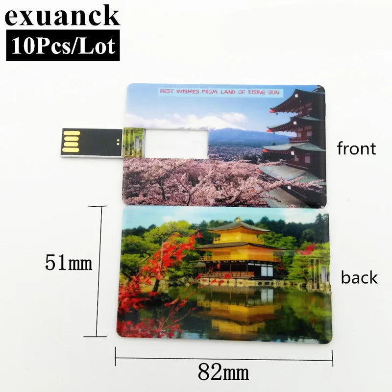 10-Pack Credit Card USB Flash Drive 4–64GB | Free Custom Logo USB Flash Drive PRIMED