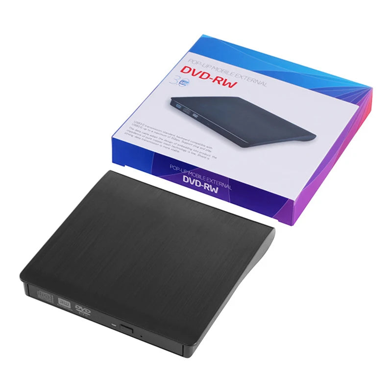 UTHAI USB 3.0 External DVD Burner – Plug & Play Optical Drive External Optical Drive PRIMED
