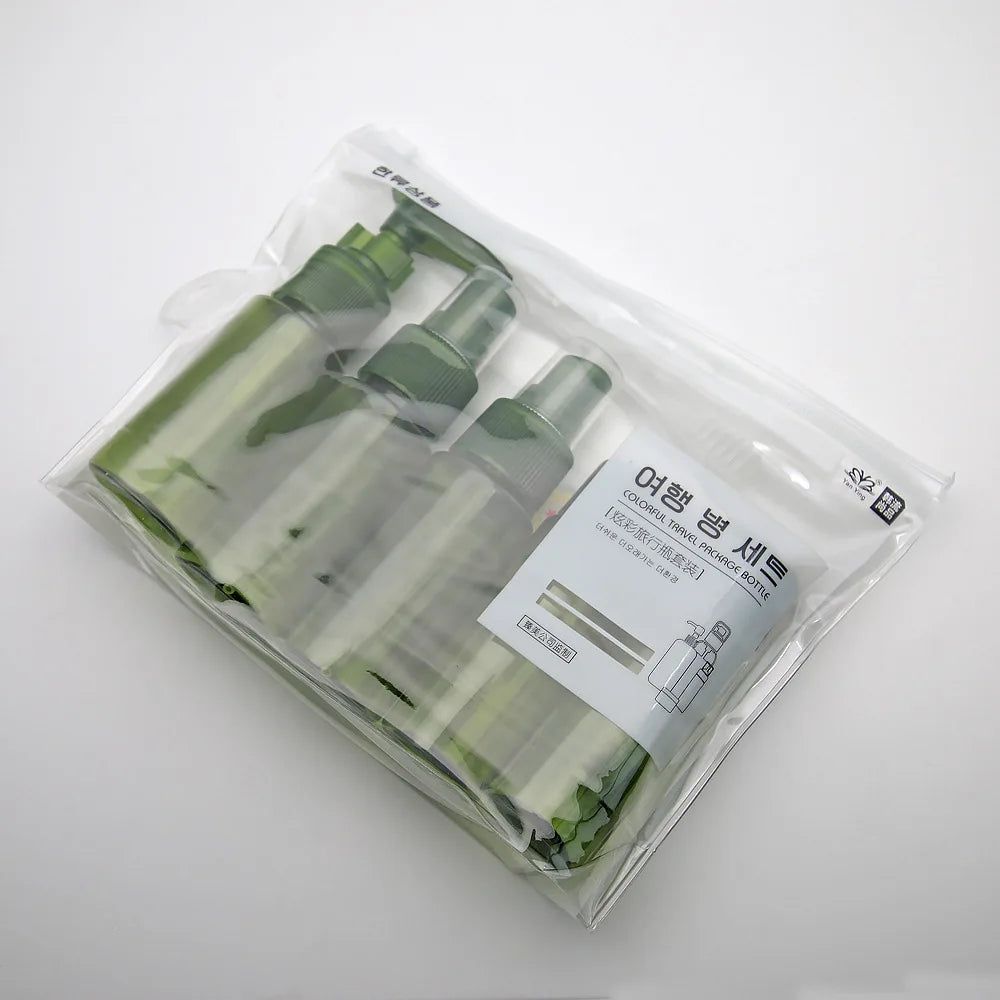 Travel Refillable Cosmetic Bottle Kit – 40ml Pump Dispenser Travel Bottle Kit PRIMED