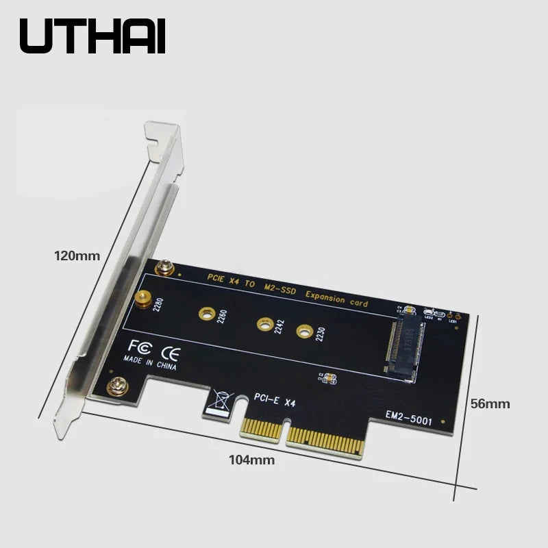 UTHAI T17 M.2 NVMe to PCIe 3.0 x4 SSD Adapter Card SSD Adapter Card PRIMED