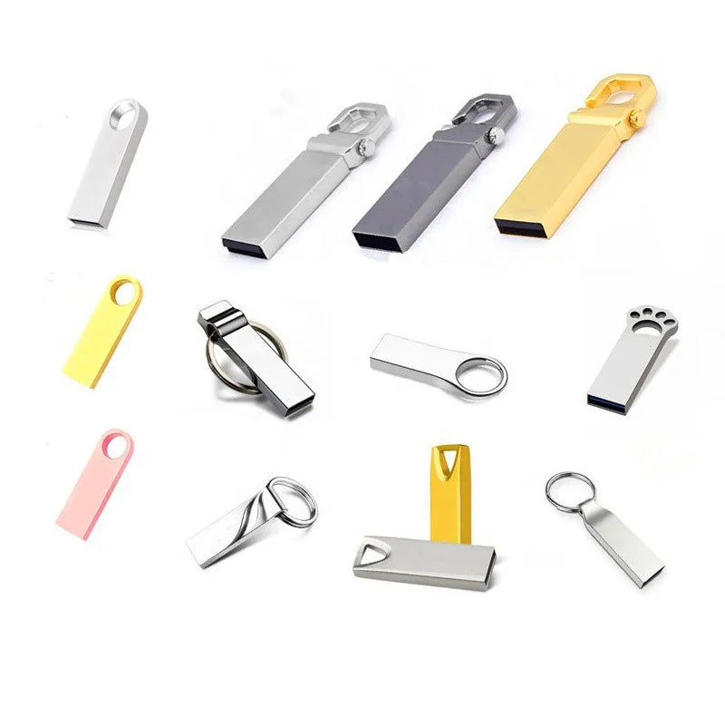 10-Pack USB 3.0 Metal Flash Drives 8GB–128GB Memory Sticks USB Flash Drive PRIMED