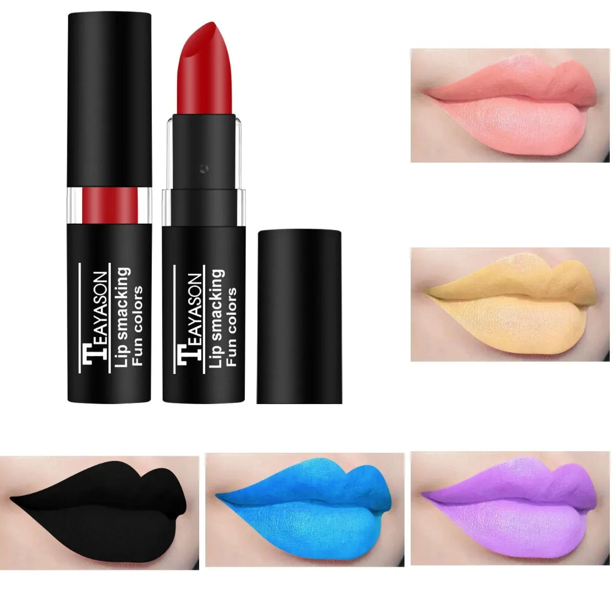 TEAYASON Velvet Matte Lipstick – Waterproof, Long-Lasting Color