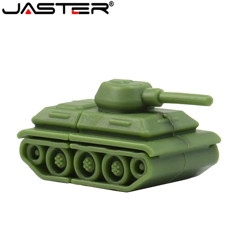JASTER Tank Model USB Flash Drive 8GB–64GB | Cartoon Pen Drive USB Flash Drive PRIMED 8 GB