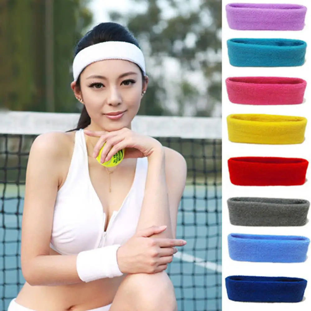 Quick-Dry Sports Sweatband Headband – Gym, Yoga & Fitness Sports Sweatband Headband PRIMED