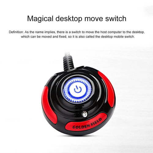 1.6m PC Case Power On/Off Reset HDD Push Button Switch PC Case Switch PRIMED