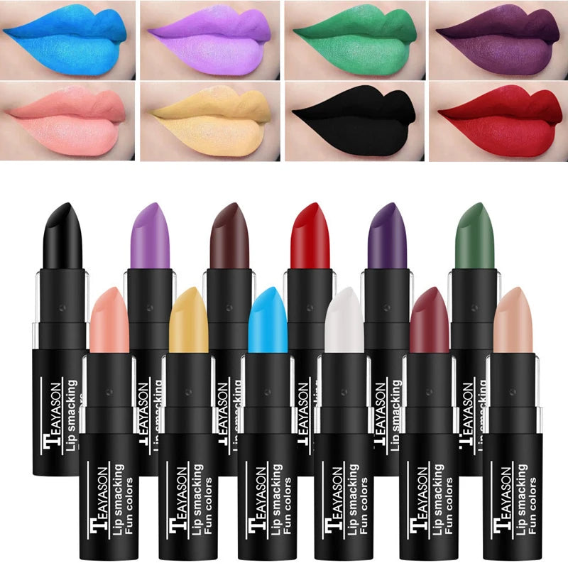 TEAYASON Velvet Matte Lipstick – Waterproof, Long-Lasting Color