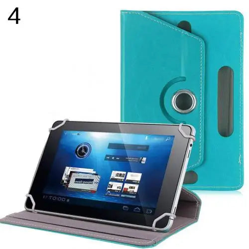 Universal 7–10" Faux Leather Tablet Case 360° Rotating Stand Tablet Case Cover PRIMED 4 For 10Inch Tablet