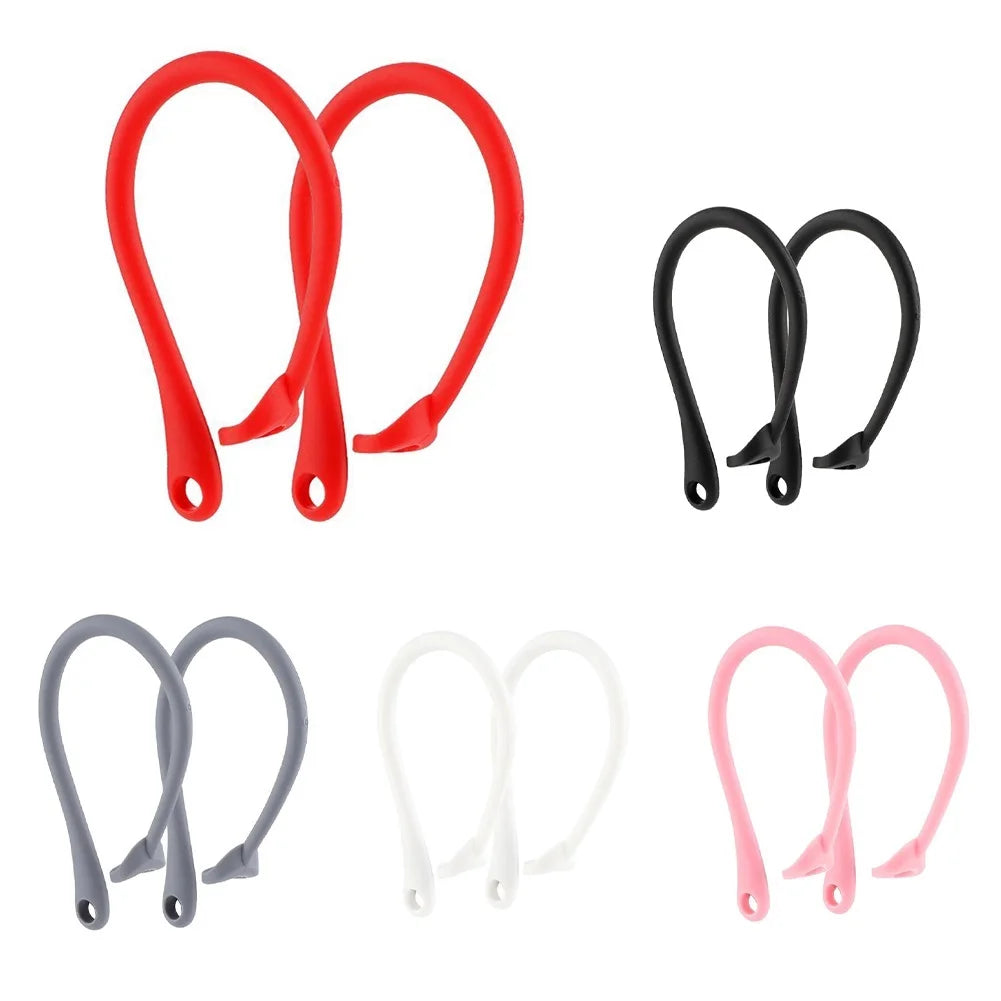 Silicone Anti-Lost Ear Hooks for AirPods 1 2 3 Pro – 1 Pair Earphone Accessories PRIMED