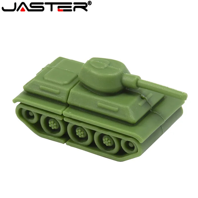 JASTER Tank Model USB Flash Drive 8GB–64GB | Cartoon Pen Drive USB Flash Drive PRIMED