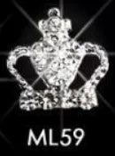 3D Crown Nail Charms – Crystal Rhinestone Jewelry 10pcs