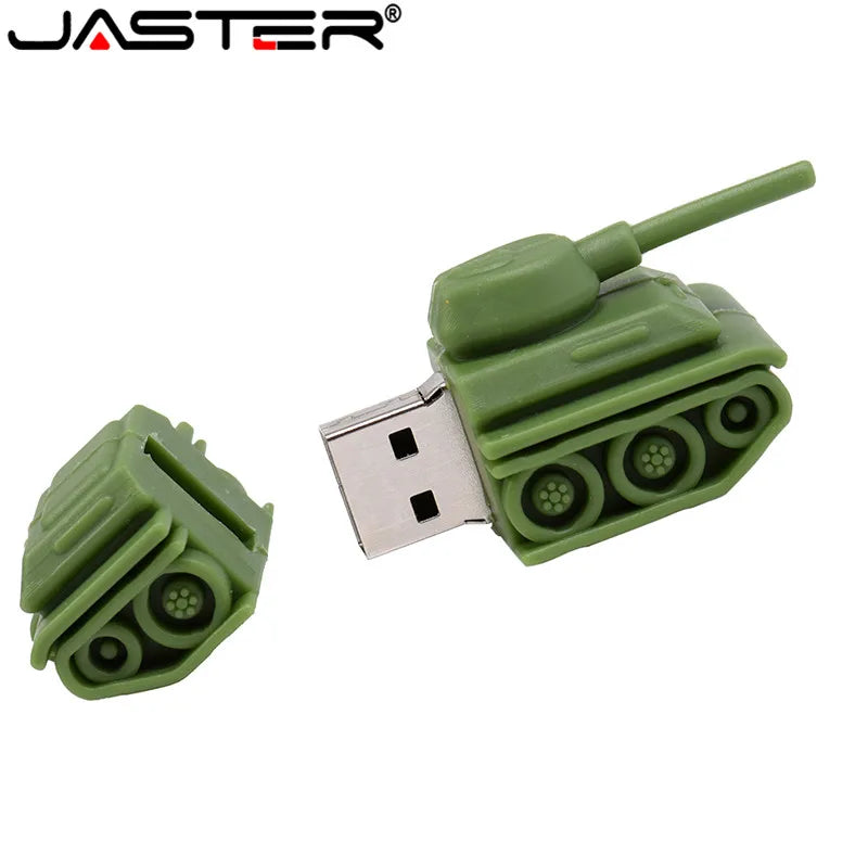 JASTER Tank Model USB Flash Drive 8GB–64GB | Cartoon Pen Drive USB Flash Drive PRIMED