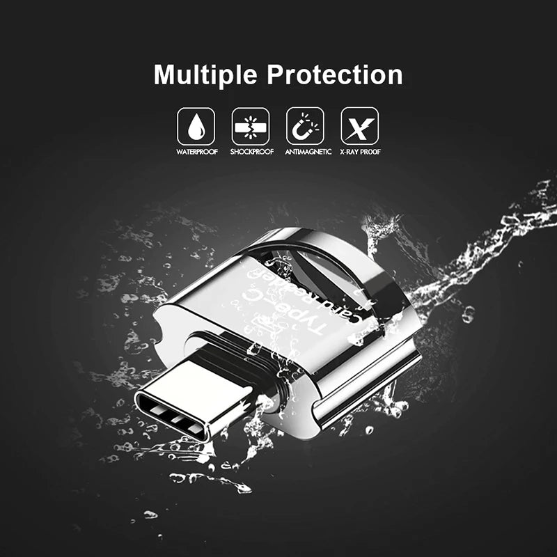 Type-C to MicroSD OTG Card Reader | Aluminium, CE Certified OTG Card Reader PRIMED