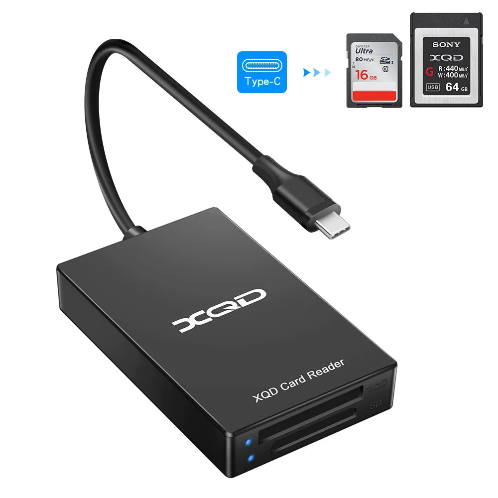 UTHAI Q02 Rocketek XQD Card Reader USB 3.0 Type-C 5Gbps XQD Card Reader PRIMED