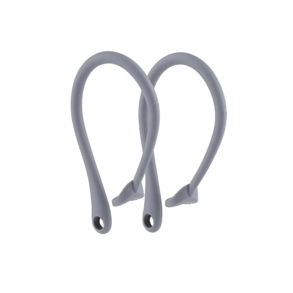 Silicone Anti-Lost Ear Hooks for AirPods 1 2 3 Pro – 1 Pair Earphone Accessories PRIMED Grey