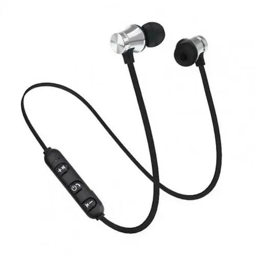 XT11 Neckband Bluetooth In-Ear Earphones with Mic & ANC Neckband Earphones PRIMED Silver