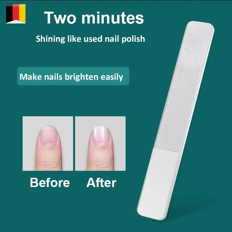 Nano Glass Nail File – Professional Polishing Manicure Tool Nail File & Buffer PRIMED