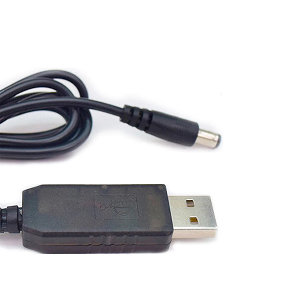 USB 5V to 12V/9V/8.4V Step-Up Power Adapter Cable 5.5x2.1mm Step-Up Power Cable PRIMED